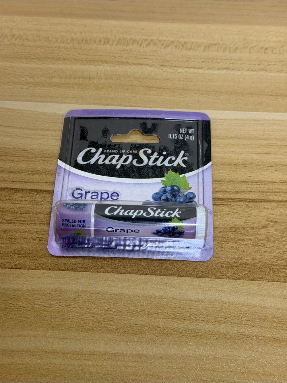 ChapStick Grape Flavor Scented Lip Balm Rare Discontinued New and Sealed
